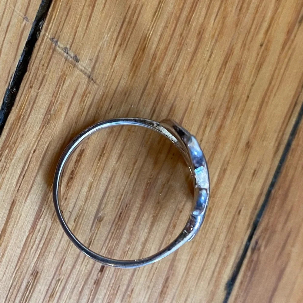 Sterling Silver Fern Ring, Stamped 925, Vintage Vine Motif